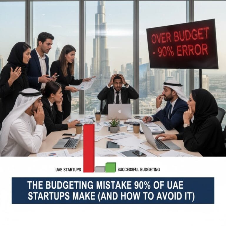 الخطأ في وضع الميزانية الذي يرتكبه 90% من الشركات الناشئة في الإمارات والسعودية | غالب كونسلتنج