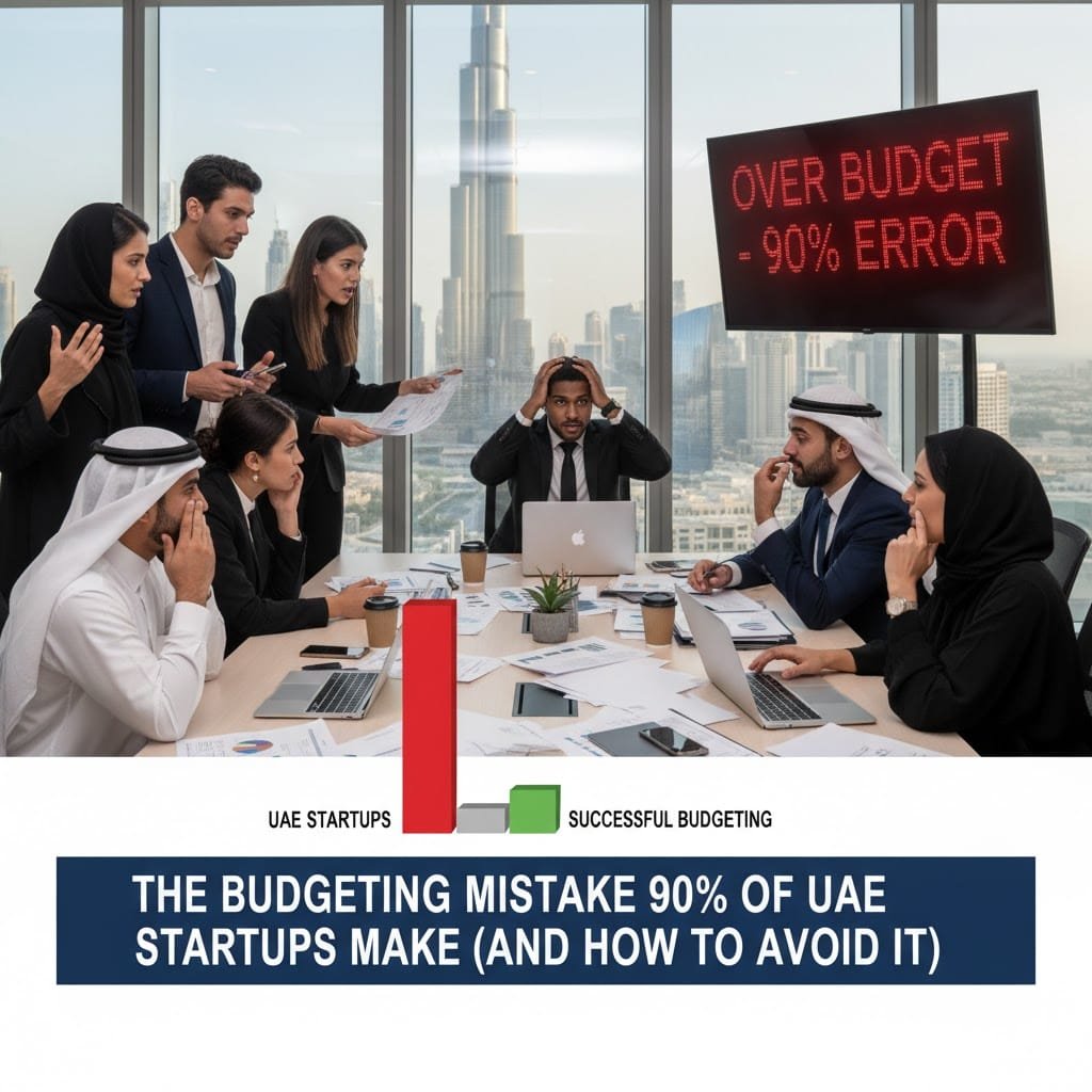 الخطأ في وضع الميزانية الذي يرتكبه 90% من الشركات الناشئة في الإمارات والسعودية | غالب كونسلتنج