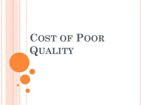 التكلفة الحقيقية للجودة الرديئة في الأعمال | ما هو أبعد من الخسائر المباشرة