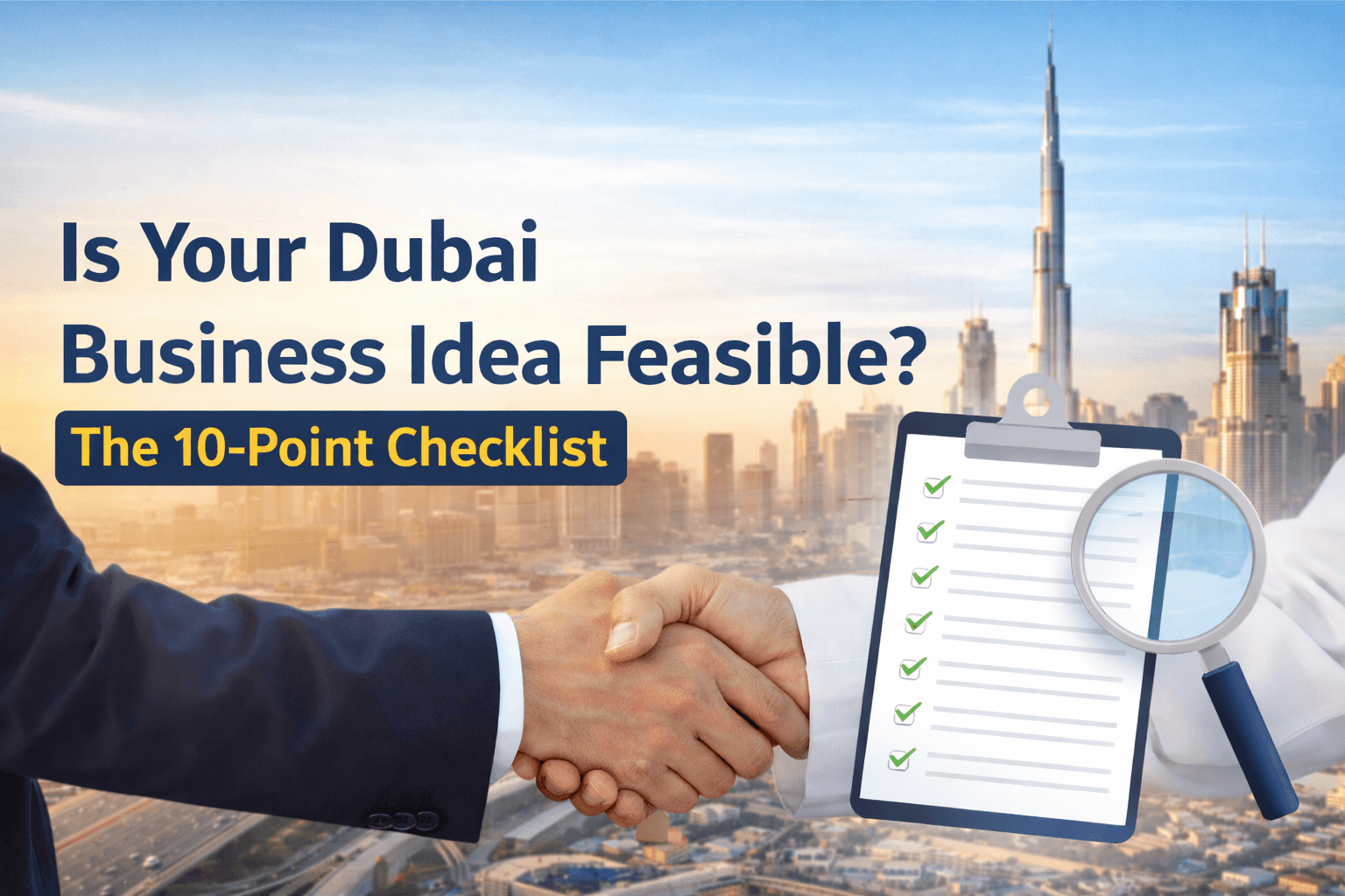 Is Your Dubai Business Idea Feasible? 10-Point Checklist 2026 | Ghalib Consulting UAE