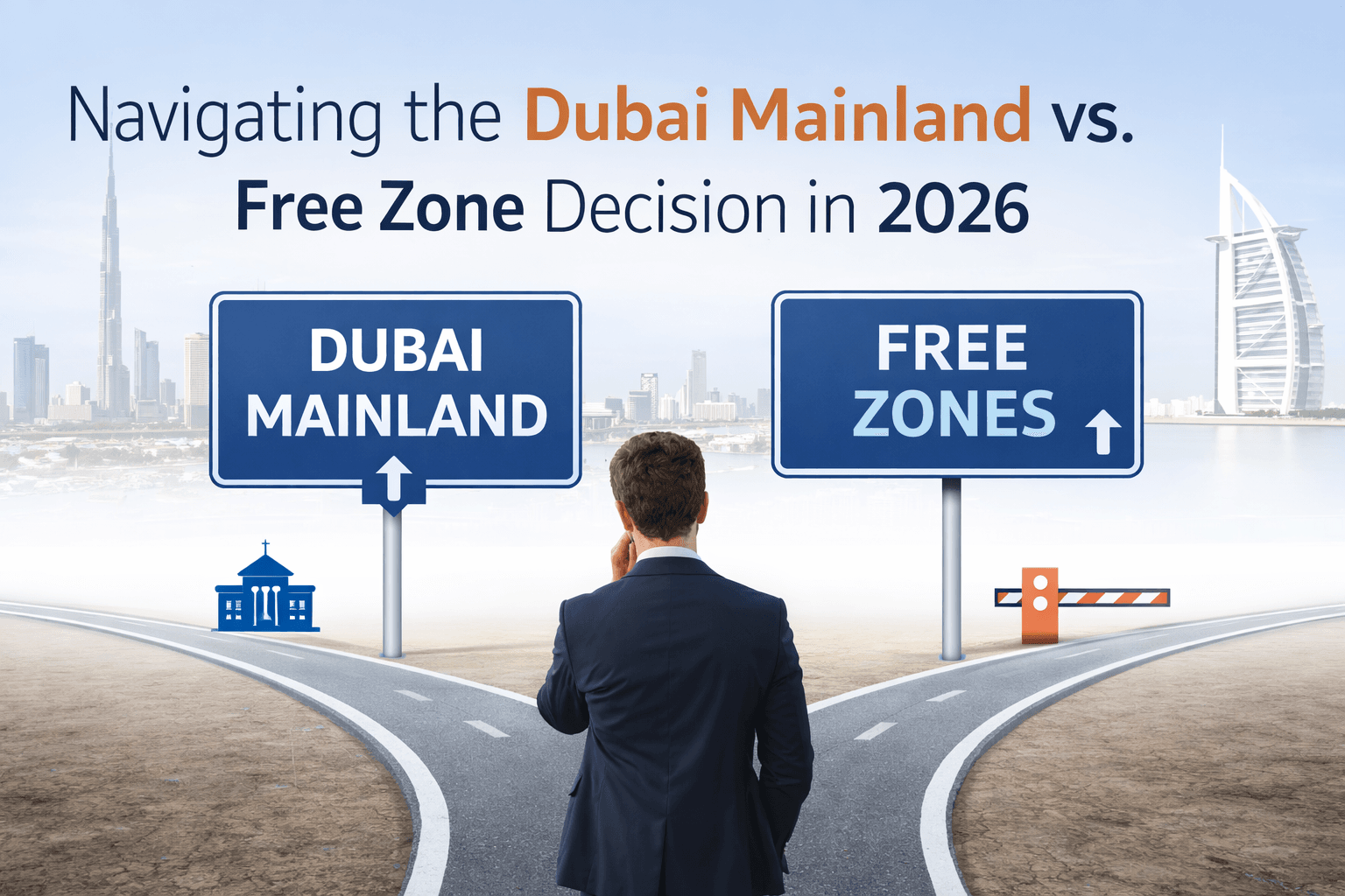 Dubai Mainland vs. Free Zone Decision 2026: Choose Wisely | Ghalib Consulting