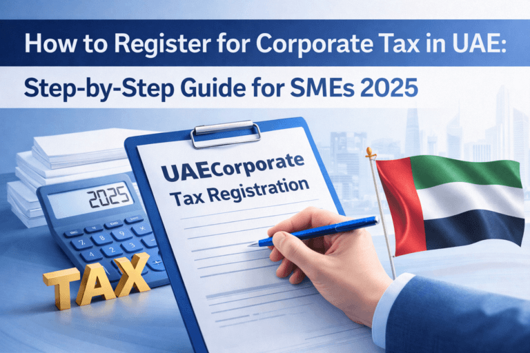 How to Register for Corporate Tax in UAE: Step-by-Step Guide for SMEs 2025