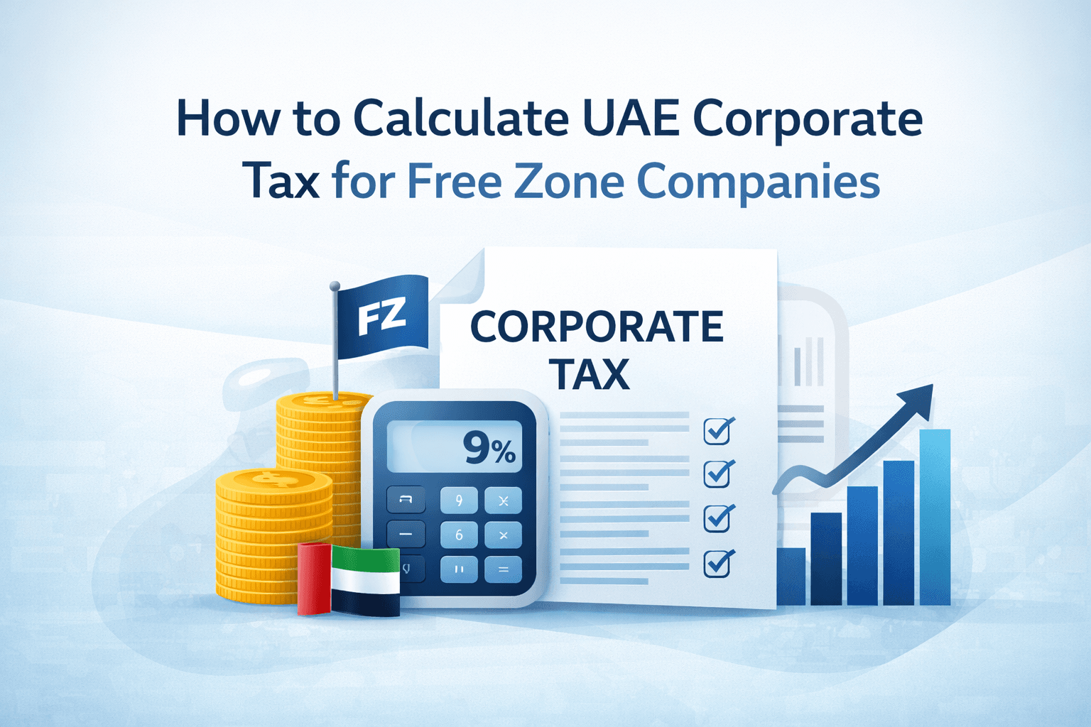UAE Corporate Tax for Free Zone Companies: 2026 Calculation Guide | Ghalib Consulting