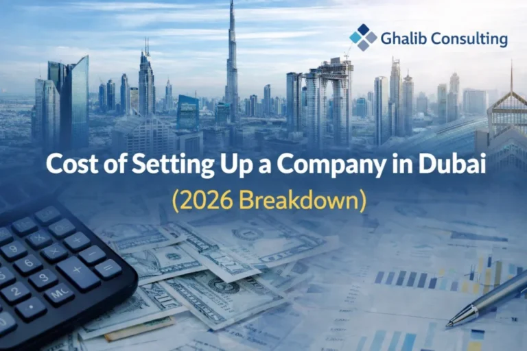 Cost of Setting Up a Company in Dubai (2026 Breakdown) | Ghalib Consulting