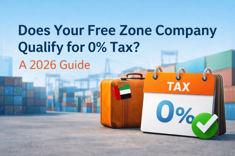 Does Your Free Zone Company Qualify for 0% Tax? 2026 UAE Guide