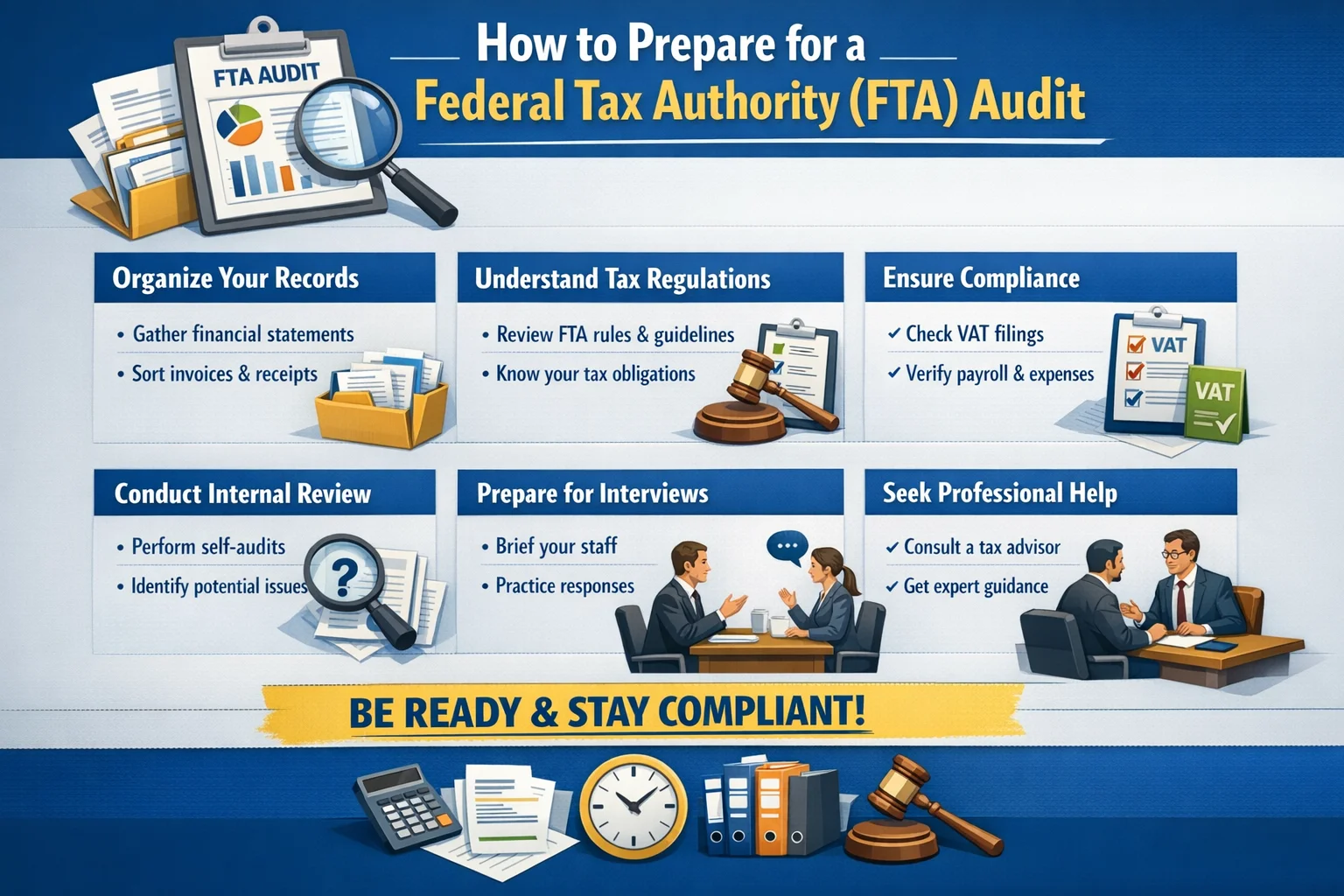 Mastering FTA Audits: Your Complete 2026 Guide for UAE Business Compliance | Ghalib Consulting