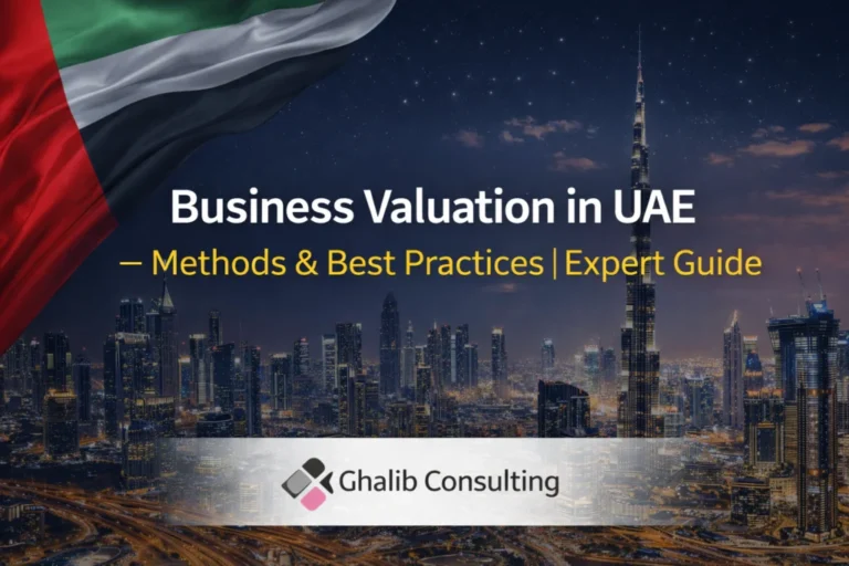 Business Valuation in UAE – Methods & Best Practices | Expert Guide – Ghalib Consulting