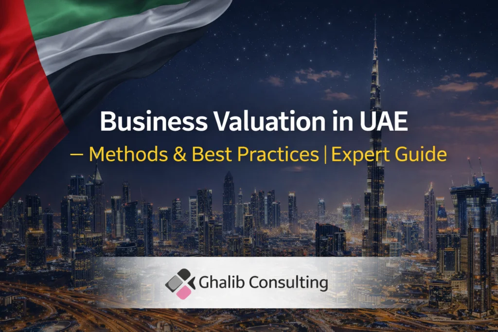 Business Valuation in UAE – Methods & Best Practices | Expert Guide – Ghalib Consulting