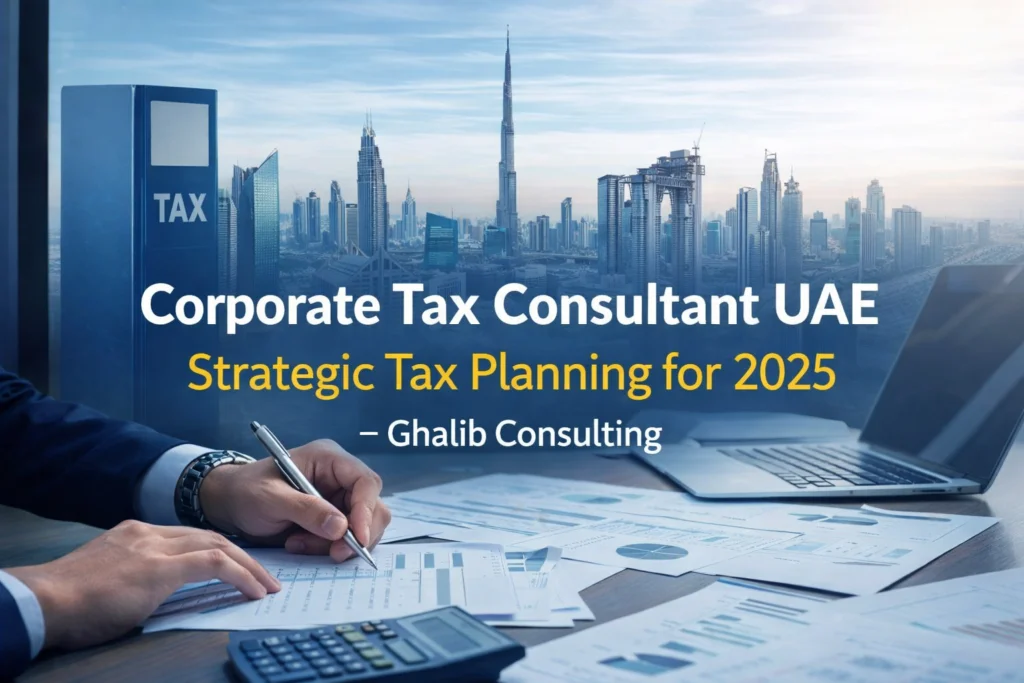Corporate Tax Consultant UAE | Strategic Tax Planning for 2025 – Ghalib Consulting