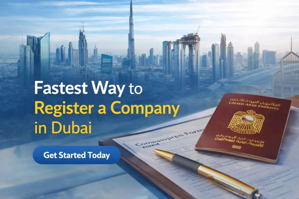 Fastest Way to Register a Company in Dubai 2026 | Free Zone Setup Guide