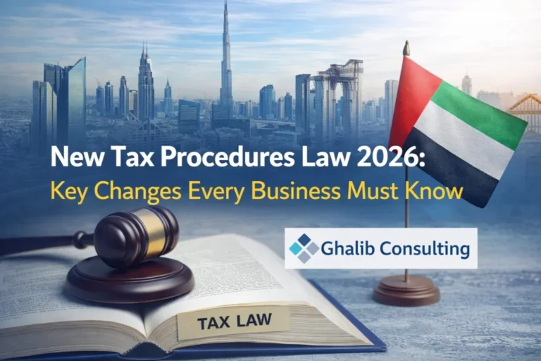 New UAE Tax Procedures Law 2026: Key Changes Every Business Must Know | Ghalib Consulting