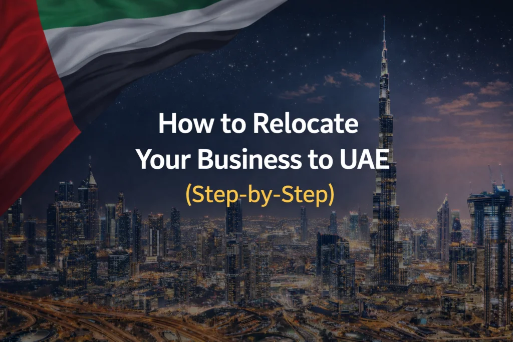 How to Relocate Your Business to UAE (Step-by-Step) | 2026 Founder’s Guide